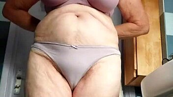 oma plays with cucumber in private scene