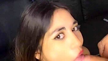 Latina Teen Sucks Boss's Cock Hard, Ending With Facial In Amateur Scene