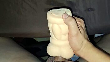 i fill the fuck doll with huge cum load