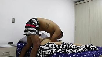 Stepsibling masturbates me while I sleep