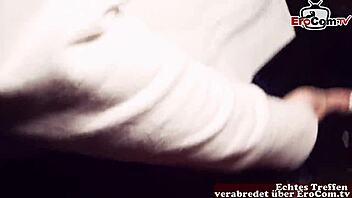 slender mature redhead german milf pov fucked in public