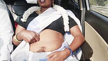Desi car sex bhabi romance husband's brother telugu dirty talks