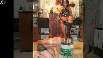 mistress dominating slave with feet and ass