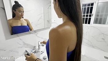 I Clean My Friend's Cock With My Pussy And Mouth