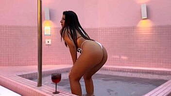 amateur teen slave gets humiliated with maledom bdsm in hotel, ending in anal creampie orgasm