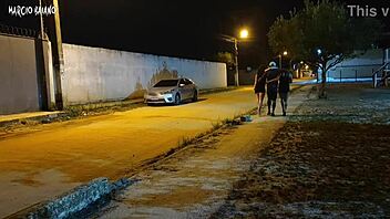 After the party, we got invited to a stranger's house for ass licking threesome 😏🍑