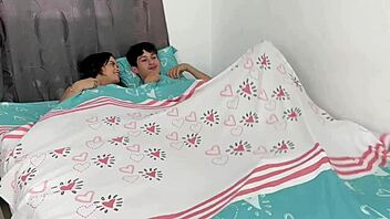 Watching horror turns into milking stepsister