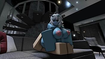 havin rough roblox sex wit hot demon, ridin cowgirl, assfuckin, creampie, cum in mouth