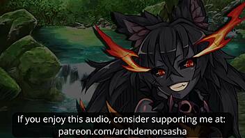 Hellhound girl dominates you r-18 asmr, making me feel so helpless.