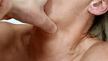 German Whore Milf Sandra Gets Facefucked Deepthroat Cumshot