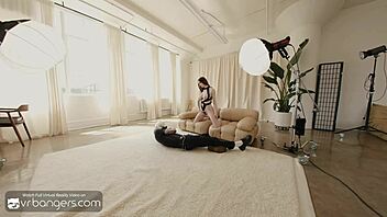 vr bangers young 18+ pussy fucks and cums at job interview pt 1