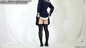 White panty fetish with intense focus on soft fabric and hidden desires