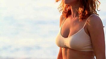 I saw softly bouncing breasts non-nude.