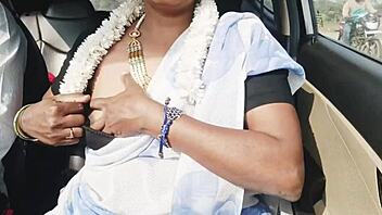 Desi car sex bhabi romance husband's brother telugu dirty talks
