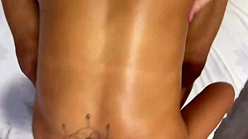 the brazilian brunette was deepthroating and choking on a monster cock before bareback anal