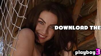 I love exposing my sexy small tits and ass during hot outdoor posing as a milf