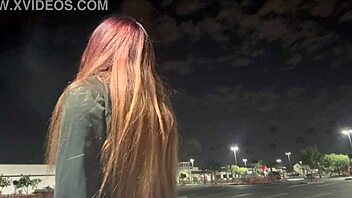 Italian Milf Artemisia Love Outdoor Smoking Fetish Late At Night In Los Angeles Long Hair Fetish