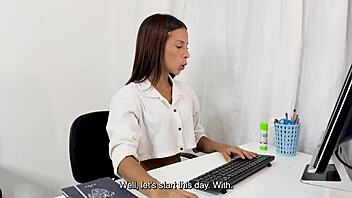 Beautiful Slim Colombian Babe Aisha Ferrari in Rough Interracial Therapy Session with Moreno BBC