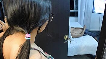 I Surprise Stepbrother Masturbating With My Videos - Savannah Watson