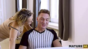 mature4k pornstar invites repairman for amazing blowjob and fucking by hung stud