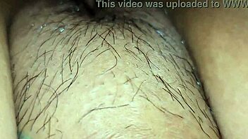 asian girl with wet pussy and tattoo in legs up position