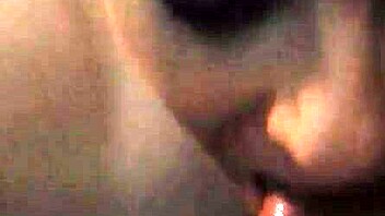 white girl sucks indian cock and takes cum in mouth