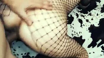 Wife Rides Cowgirl in Erotic Mesh Bodysuit POV 🔥