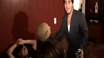 Party naughty babe fucks hardcore at billiard with kissing and voyeur. 🔥