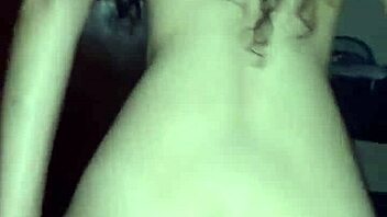 skinny girl moaning loudly in a pov scene with a monster cock