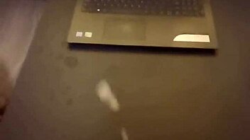 Huge cumshot from hard cock, oh wow