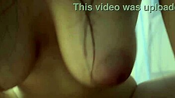 friend's girlfriend with natural big boobs rides my cock in pov view