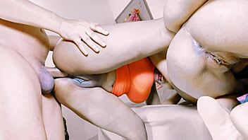 Exotic Girls Threesome With Monster Cocks