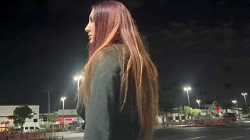 Italian Milf Artemisia Love Outdoor Smoking Fetish Late At Night In Los Angeles Long Hair Fetish