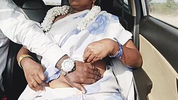 Desi car sex bhabi romance husband's brother telugu dirty talks