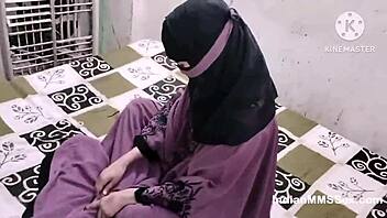 Indian Bhabhi In Hijab Fucks Husband With Cumshot!