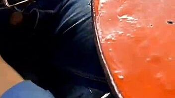 Licking Her Feet in Public Humiliation Fantasy Outdoors