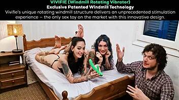 i'm squirtin' so hard with vibrator, lickin' her shaved pussy