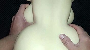 Sally begs for anal doggy, but I creampie her ass instead