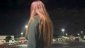 Italian Milf Artemisia Love Outdoor Smoking Fetish Late At Night In Los Angeles Long Hair Fetish