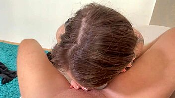 eden ivy deepthroat blowjob ass licking rimjob and cum in mouth 😋