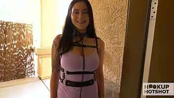 jasmine wilde begs bryan gozzling to fuck her tits and pussy