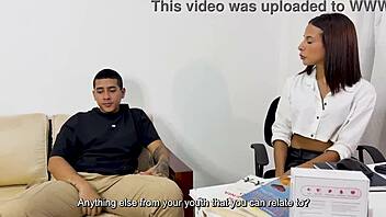 Beautiful Slim Colombian Babe Aisha Ferrari in Rough Interracial Therapy Session with Moreno BBC