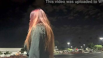 Italian Milf Artemisia Love Outdoor Smoking Fetish Late At Night In Los Angeles Long Hair Fetish