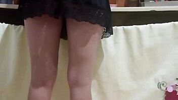 employee flashes hot ass at work making me crazy horny