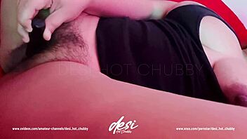 i watch my busty indian aunty masturbate her hairy pussy.