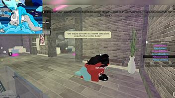 i watch the demon fucking a huge futa cock