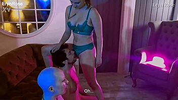 scarlot rose teases subs in chastity cage clothes ripped