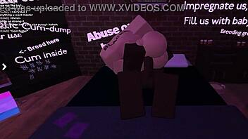 Using a big black cock slut at my place in Roblox