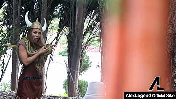 the minotaur legend got ridden by the dominating hottie nicole aniston in costume