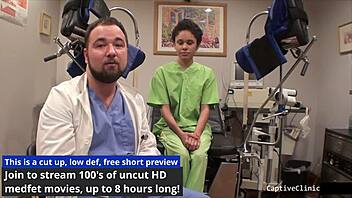 Sandra Chappelle's Fetish Physical Exam At Tampa University Backstage